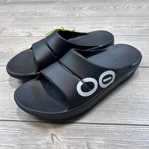 Oofos 1500- Ooahh Sport Unisex Black Mens 13 NWT